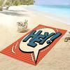 Large Absorbent Pop Art Beach Towel Swimwear Pool Beach Blanket for Tropical Summer Vacation Quick Dry Travel Mat 80x160cm
