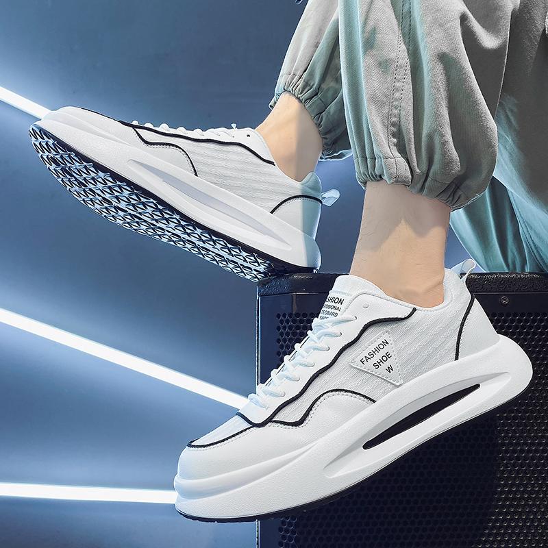 Мужская обувь Дышащая повседневная обувь Уличные модные кроссовки с низким вырезом — фото 11