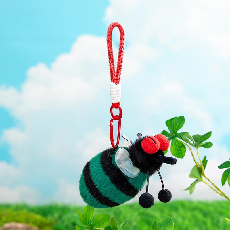 Plush Insect Keychain Toy For Backpack Decor Gift For Kids And Teens