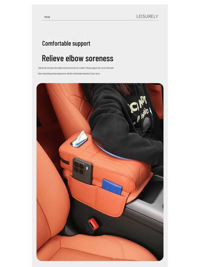 Buick Universal Car Armrest Storage Cover for Regal, GL8, LaCrosse, Verano, E5 Series