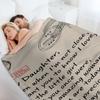 To My Daughter Even Post Mark Quilt Blanket, Love Your Mom For Family Throw Blanket Baby Picnic Blankets