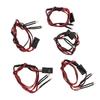 5Pcs RC Car Light 3mm High Brightness Mushroom LED Beads RC LED Lights Kit for SCX24 AXI00001 C10 1/24 1/18 Crawler