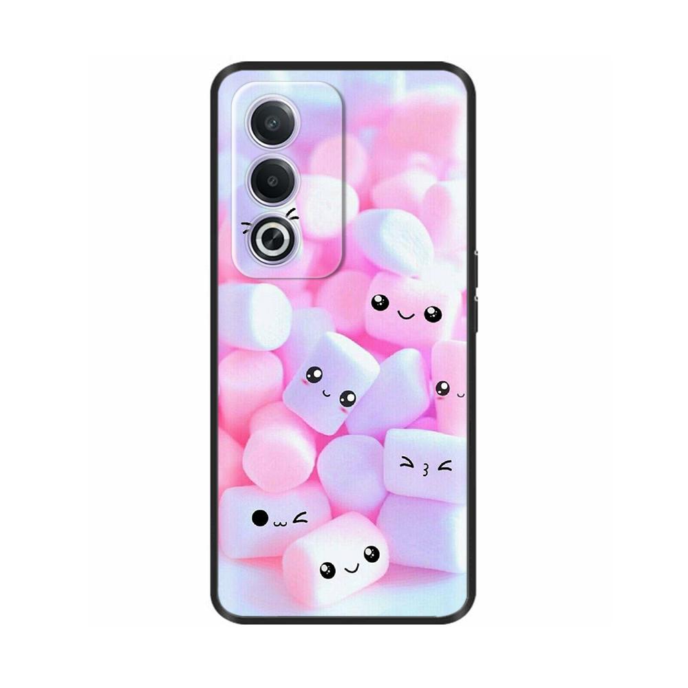 Phone Case for OPPO K12X 5G 6.67" CPH2667 Protection Luxury  Soft Black Silicone Shockproof Shell Painted Back Cover Funda Coque