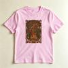 Vintage Art Nouveau Beltane TShirt Pagan Fire Festival Goddess Graphic Tee Witchy Floral Nature Inspired Casual Unisex Shirt