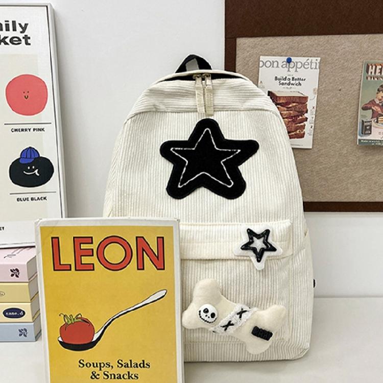 Aesthetic Backpacks for Girl Lovely Stars Backpacks Large Capacity Casual Daypacks Travel Rucksack Student School Bag