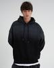 Black Half Spray Hoodie