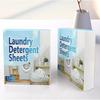 Water Soluble Laundry Detergent Sheets For Travel Stain Removal Safe Formula Scent Laundry Sheet Pack of 40