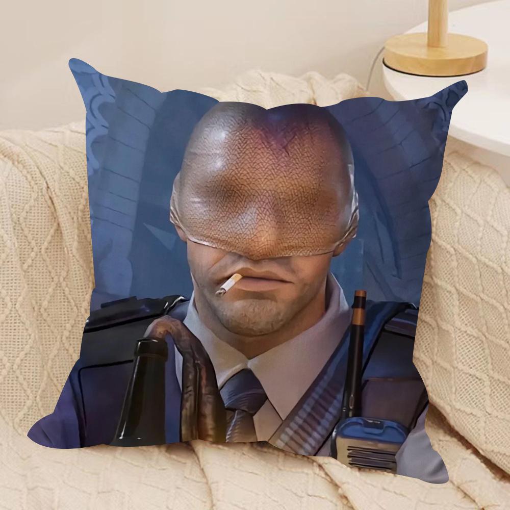 

Famous Game CCS GO Meme Cushion Cover Soft Plush Pillow Cover DoubleSided Printed Sofa Cushion Summer Home Decor Gift 30x30cm