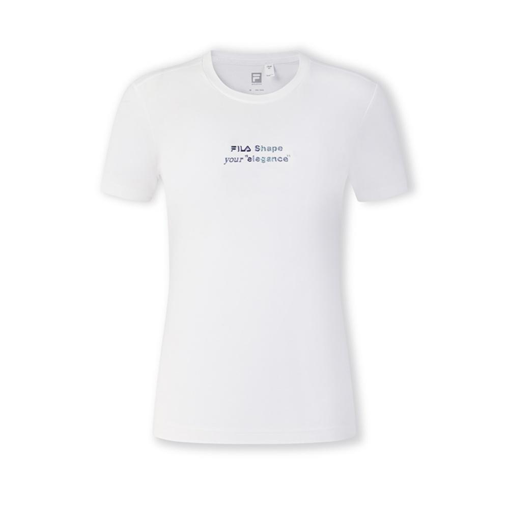 

Fila Классическая универсальная трендовая приталенная футболка с круглым вырезом, однотонная, с коротким рукавом реглан, женский топ, нефритово-белый A11W521113FWT XL
