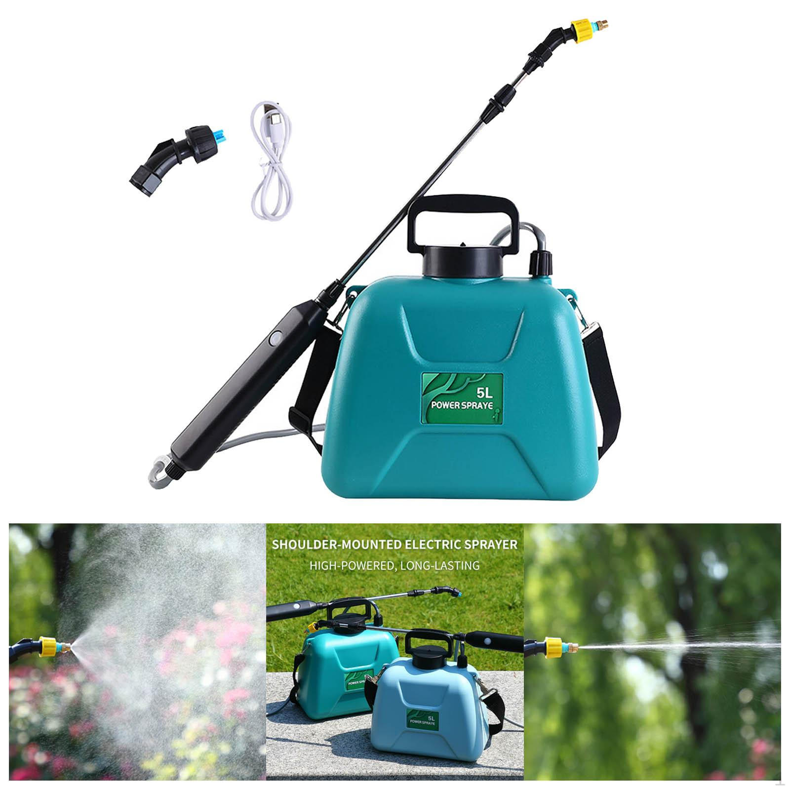 Ранцевый Опрыскиватель Садовый Аккумуляторный 1.32 галлона Насос Вода для Контроля