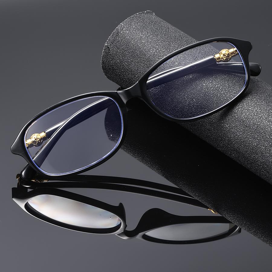 Fashionable Smart Zoom Reading Glasses Classic Eyebrow Stand Anti-blue Light Reading Glasses