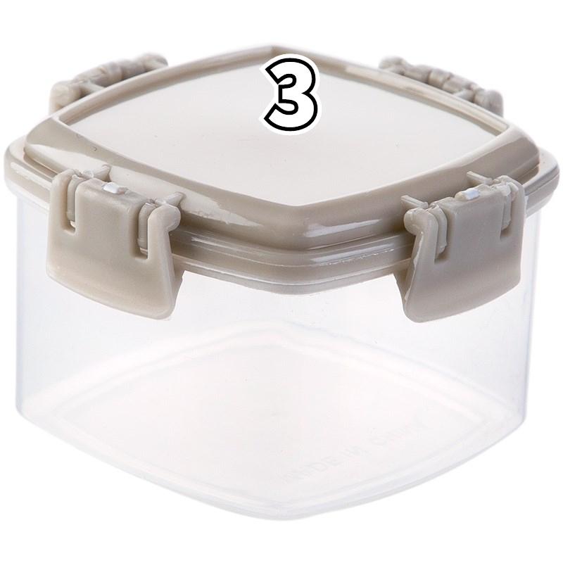 

4 шт. Пластикова пляшка для соусу Міні-коробка для приправ Контейнери для заправки салату Портативний відкритий барбекю Банка для спецій Кухонний інструмент 3