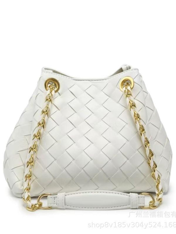 B Women'S Chain Bag Parachute Pure Hand-Woven Bag Versatile Commuter Shoulder Messenger Bag Tide