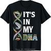 It's in My DNA Fishing T-Shirt Print Original Design Gifts T Shirts Funny Shirt Oversized Unisex Tees Fitness topsunisex Clothing