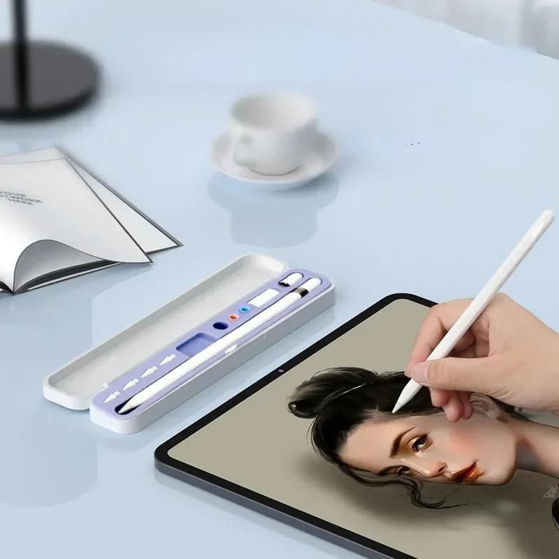 1st Box for Apple Pencil 1/2/3 Cover Gen for Apple Pencil 2nd Generation Stylus Pen Holder Protective Case iPad Pen Accessories