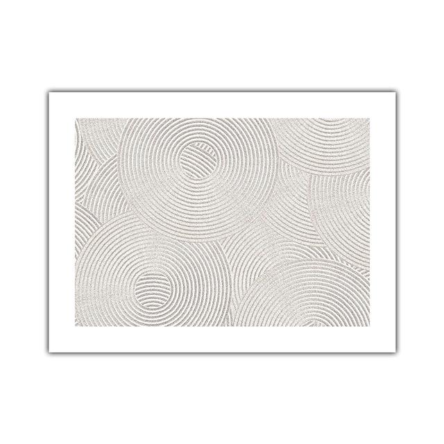 Scandinavo Natura Paesaggio Tela Pittura Linea curva Citazione astratta Poster da parete Stampa nordica Immagine moderna Decorazioni per la casa