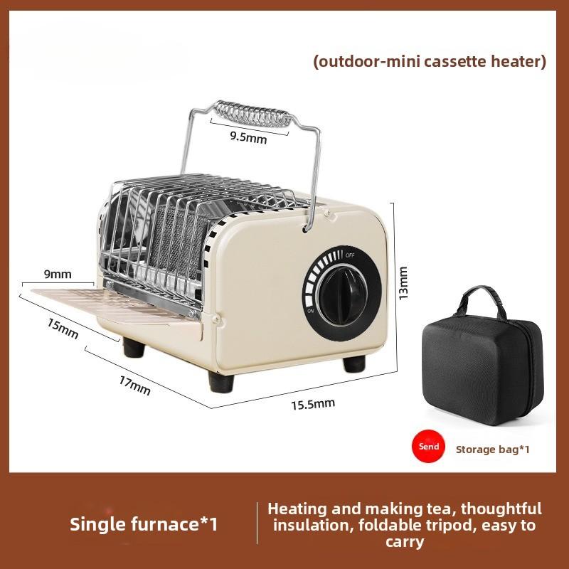 High-power outdoor heating stove: portable mini heating stove