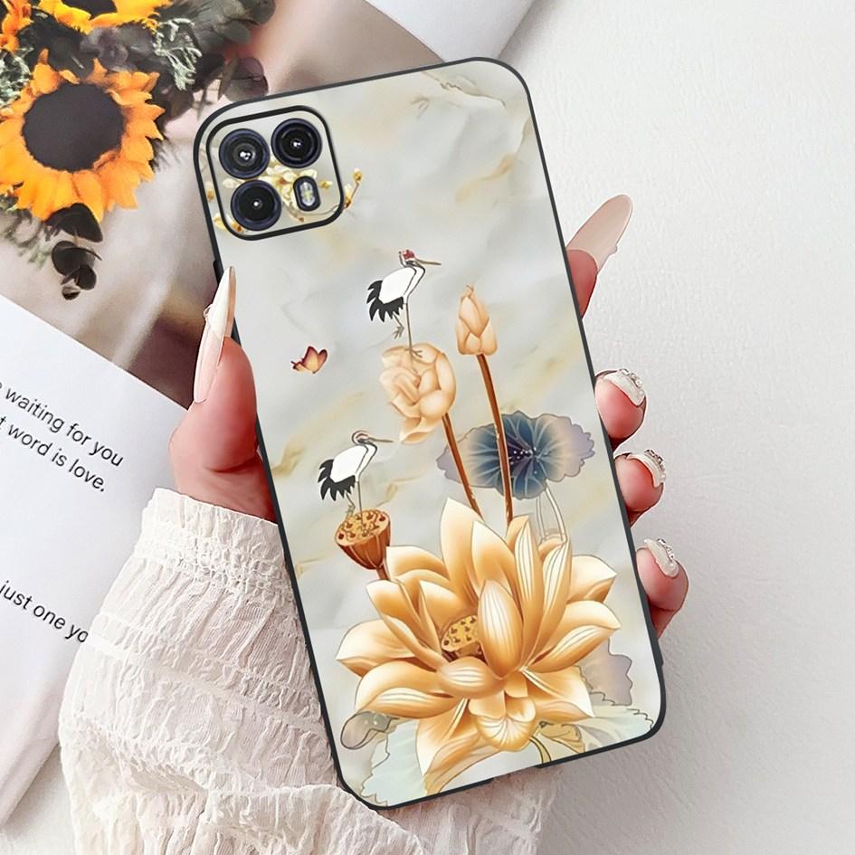 For Motorola Moto G50 Case XT2137-1 XT2137-2 Cover Cute Cat Flower Cartoon TPU Back Shell For Motorola Moto G50 5G XT2149-1 Capa