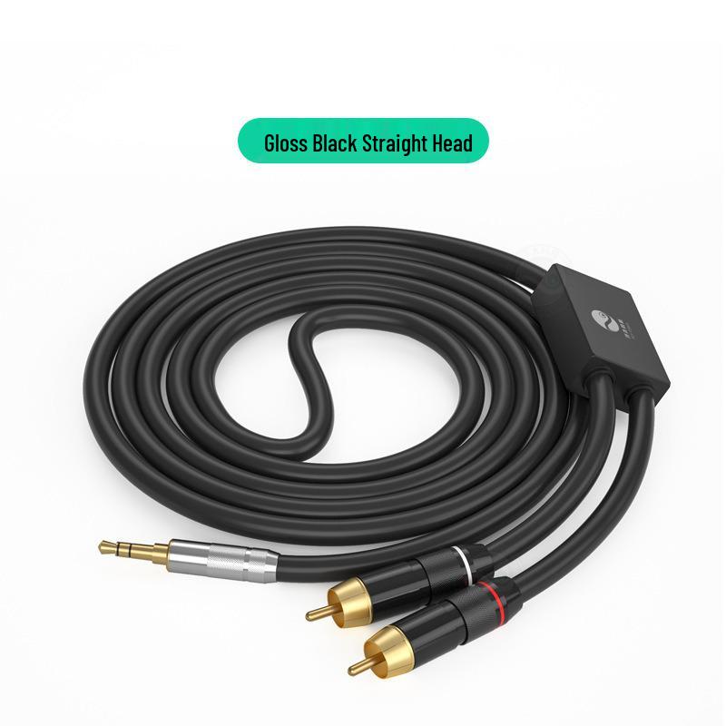 3.5mm To Dual RCA Audio Extension Cable for Speaker and Amplifier Connection