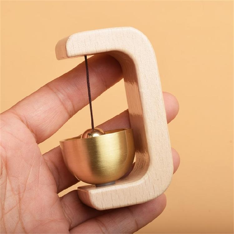 Wood Doorbell with Pleasant Ringing for Home Decors Fengshui Bells for Home