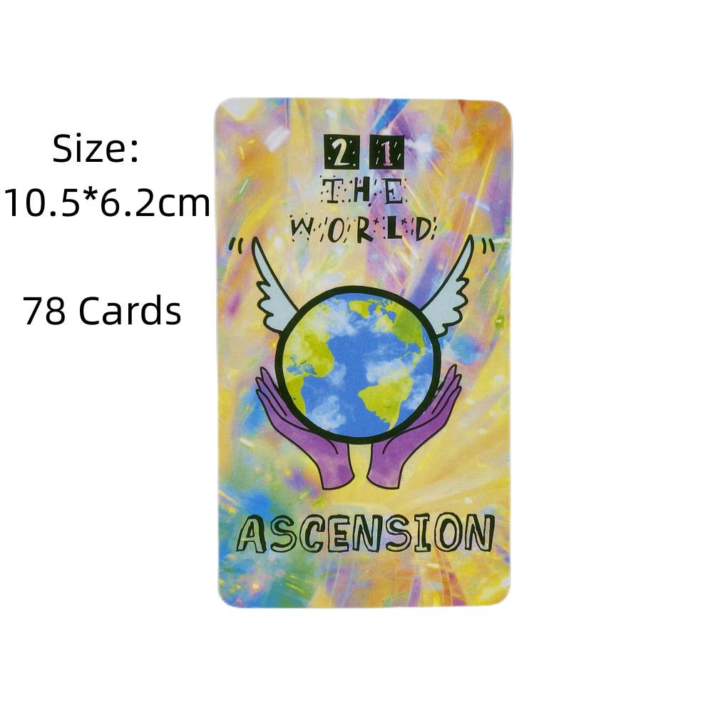 NEW Prism Tarot Deck Tarot Cards Full Edition Card Game Tarot Deck with Guidebook Board Game