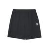 MLB New York Yankees Solid Color Wide Leg Elastic Waist Casual Shorts Unisex Shorts Black 3ASPB0943-50BKS