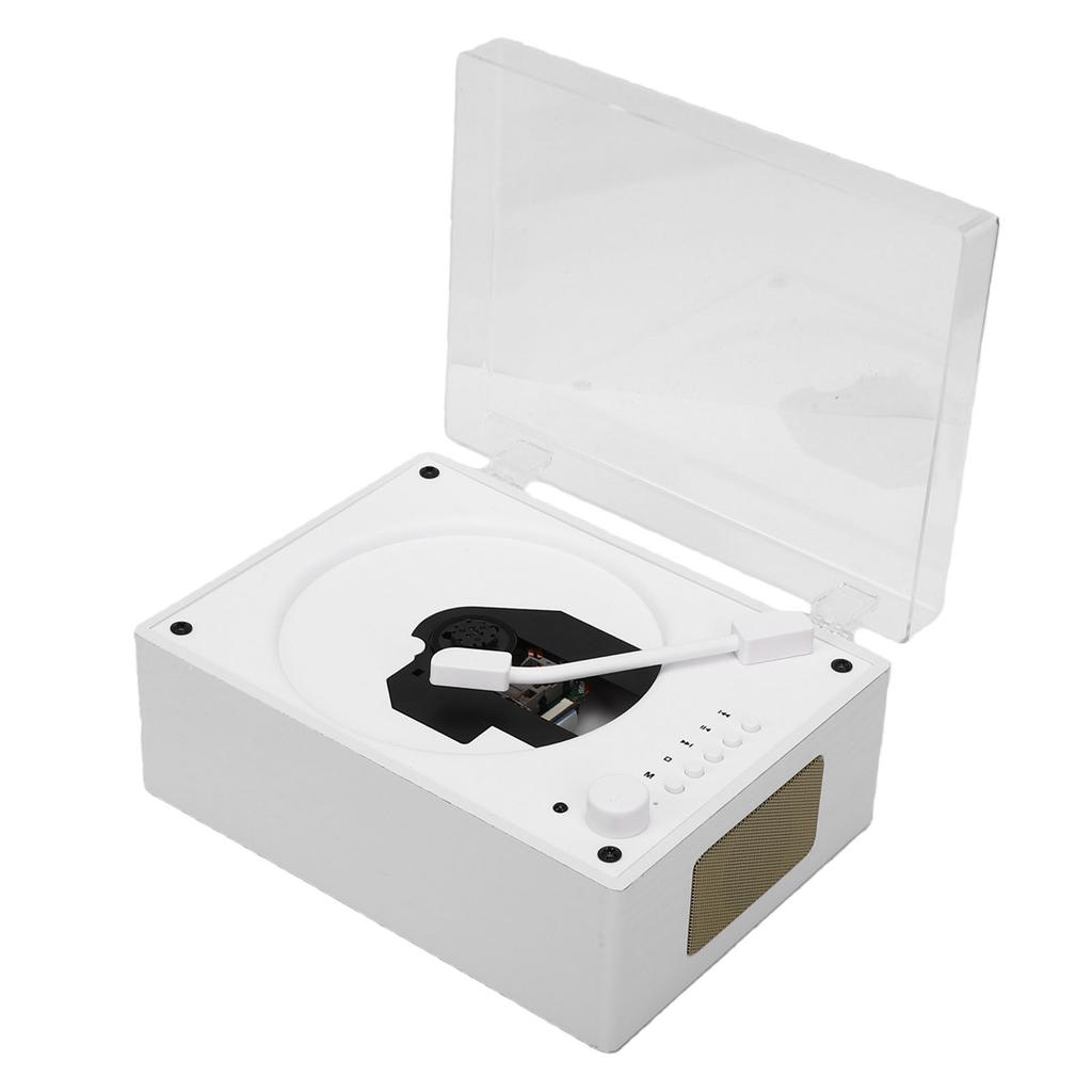 CD-Player Kabellos Bluetooth 5.1 Tragbarer CD-Player USB AUX-Eingang Unterstützt CD MP3 WMA mit Doppel-Lautsprechern Fernbedienung