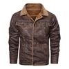 WWII US Army Aviation Leather Jacket – Men's Military Flight Jacket with Fur Trim