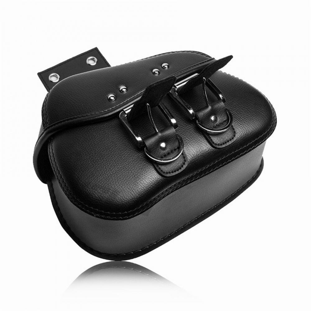 Universelles Mini-Paar Motorrad PU-Leder Seiten-Sattel-Gepäcktaschen Metallschnalle