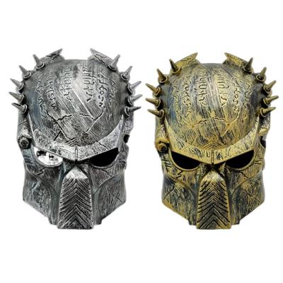 Predator Mask Halloween Horror Mask Lone Wolf Mask Rivet Snap Iron Mask Anime Steampunk Cosplaying Cyborg Mask Predator Masque