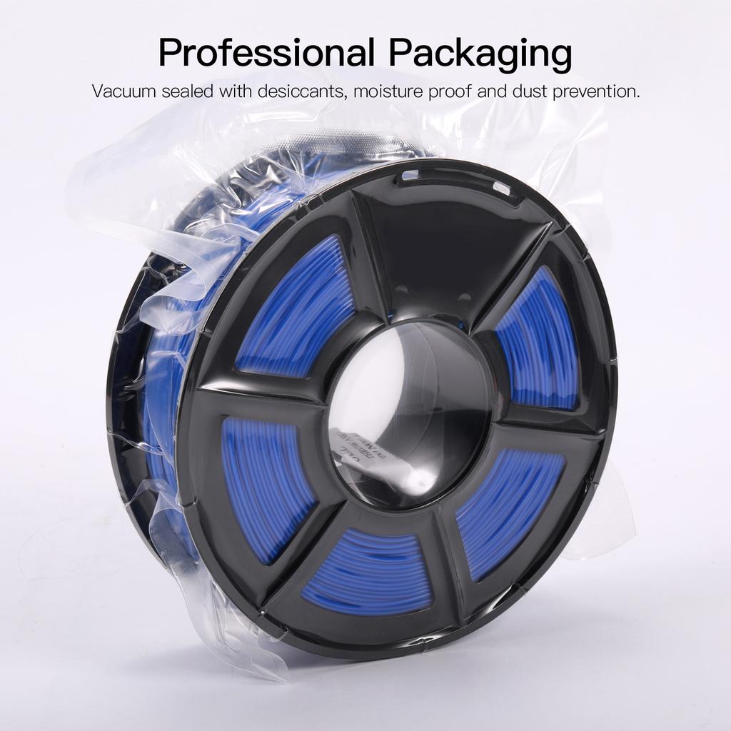 SUNLU PLA 3D Printer Filament 1.75mm Dimensional Accuracy 0.02mm 1kg 2.2lbs Spool Blue