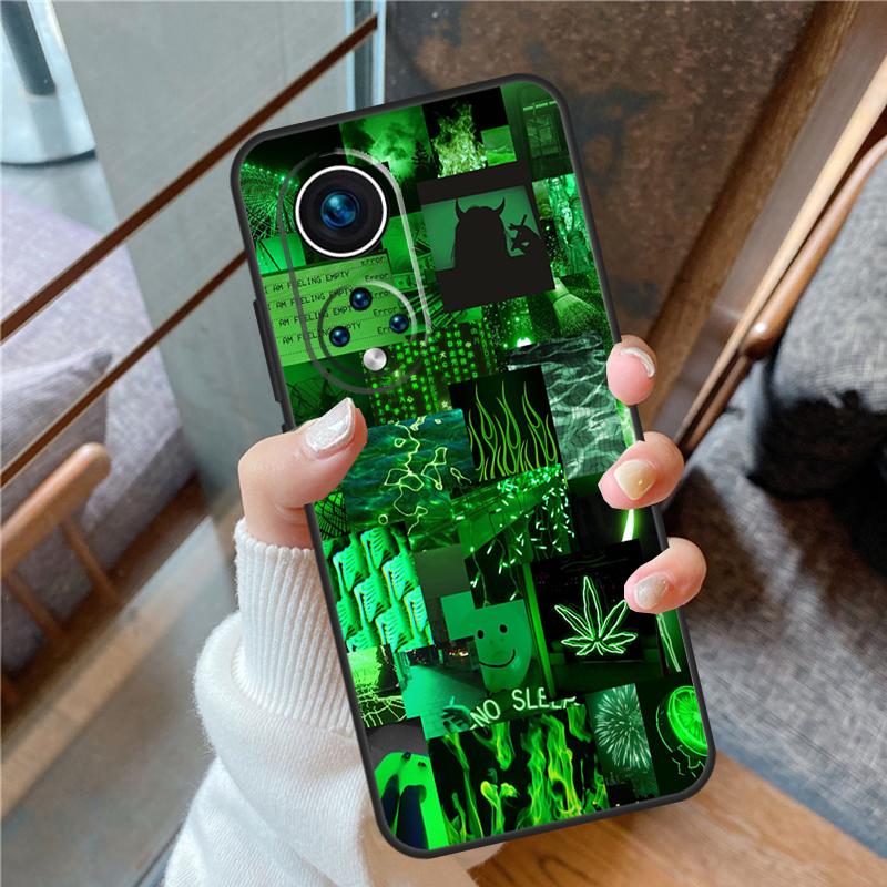 green aesthetic For Honor Magic 7 Lite 5 6 Pro Case Cover For Honor X9c X9a X9b X8a X8b X9 200 400 50 70 90