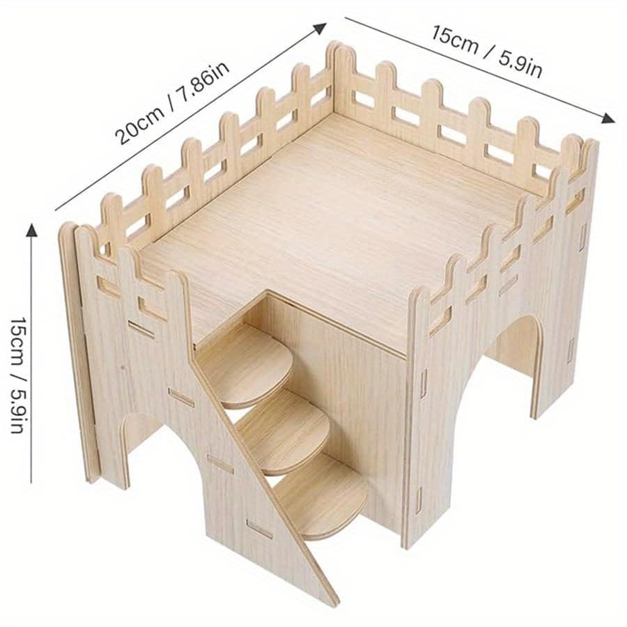 

1 шт. Игрушки для хомяка, Домик-укрытие, Качели, Качалка, Тренировочные игрушки, Подходят для песчанок, мышей, карликовых хомяков