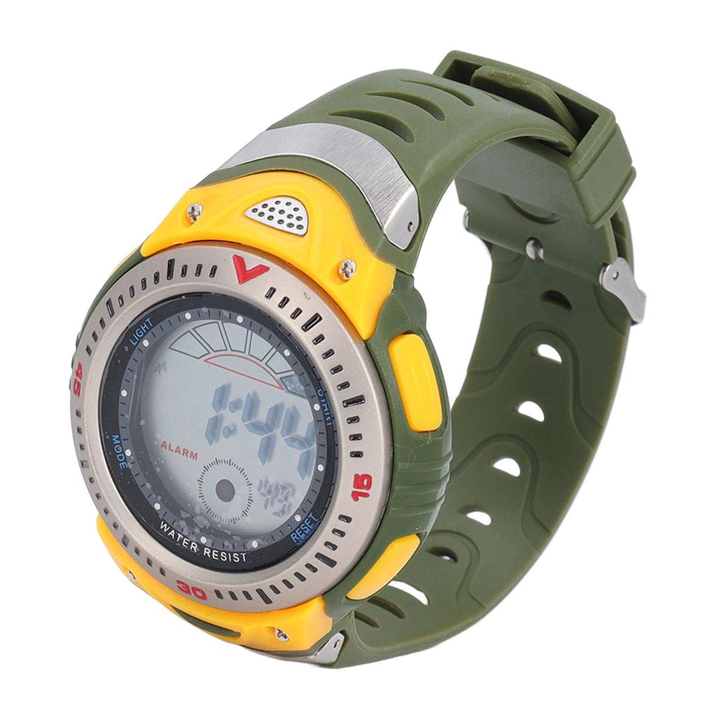 Men Digital Watch with Stopwatch Calendar Date Alarm Dual Time LED Backlight 50M Waterproof Men Sports Outdoor