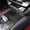 Carbon Fiber Center Console Storage Box Cover Trim For BMW 5 Series G30 18-22