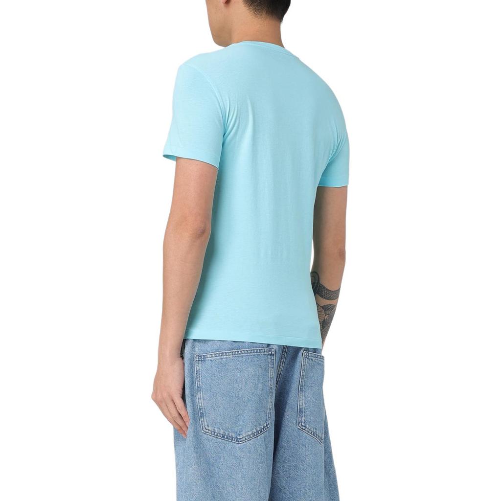 Polo Ralph Lauren Crew Neck Logo Short Sleeve T-Shirt Men tops Blue 710671438-407
