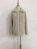 2024 Women's Fur Plush Short Coat Cardigan Autumn Winter Lapel Style