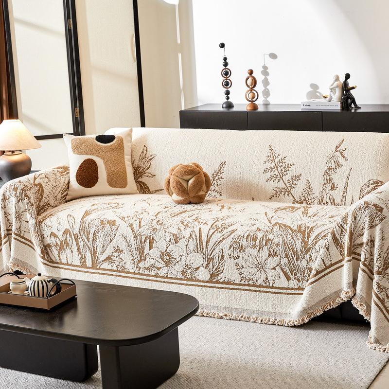 

Полотенце для дивана Новое утолщенное шерстяное волокно Четырехсезонное универсальное покрывало Одеяло Все включено Универсальный чехол для дивана 180*260cm