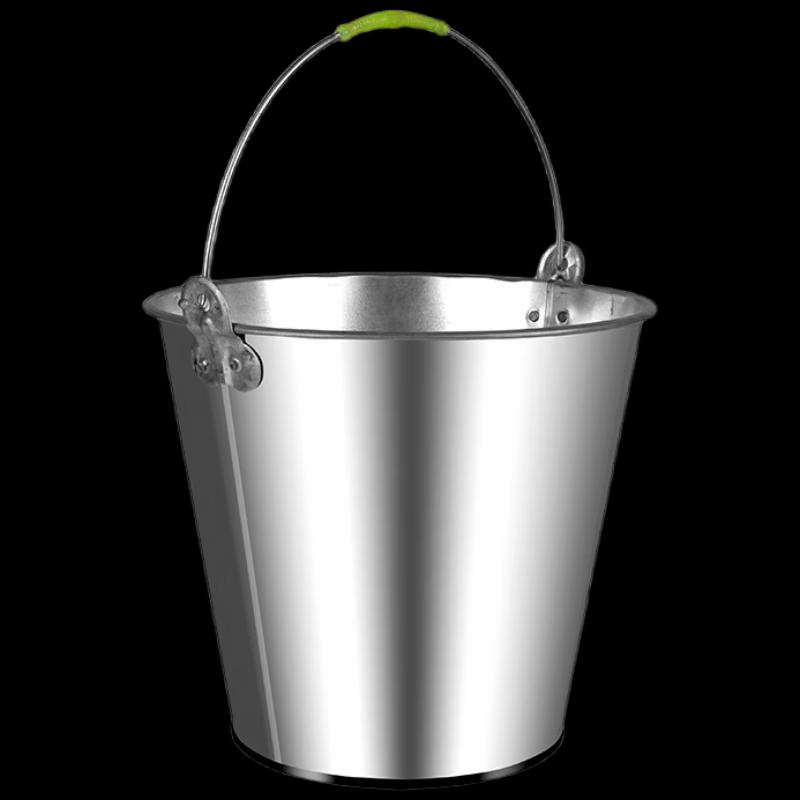 10L Round Galvanized Iron Multi-purpose Bucket