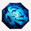 Shark Swarm Theme 8 Bone Hand Automatic Folding Umbrella, Compact and Portable Design, A Perfect Gift for Birthday, Christmas or Business Us