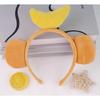 Monkey Ear Heandband Monkey Tail Bowtie Kids Animal Cosplay Costume for Boy Girl