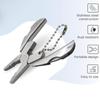 Multifunction Folding Pliers Camping Screwdriver Portable Kit Mini Turtle Back Keychain Tool Multi-Tool Pliers Outdoor Product