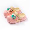 Children's slippers two-color bottom summer new cartoon cute baby children outdoor anti-hole shoes