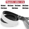 1 Meter Zelfklevende Magnetische Tape Rubber Magneettape Sterke Flexibele Magneten Strip voor Koelkast Foto Posters 39.37inch