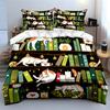 Süßes Katzen-Bücherregal-Deko-Set Mehrere Größen Kinder- und Schlafzimmer für Erwachsene Exquisites 3-teiliges Bettwäsche-Set, Geschenk