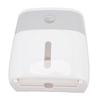 Tissue Holder Wall Mounted Toilet Paper Box Waterproof Roll Paper Storage Box With Push Button Gray White