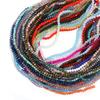 3/4/6/8/10mm Colorful Faceted Crystal Glass Beads Loose Spacer Beads For Jewelry Making DIY Bracelet Necklace Accessories