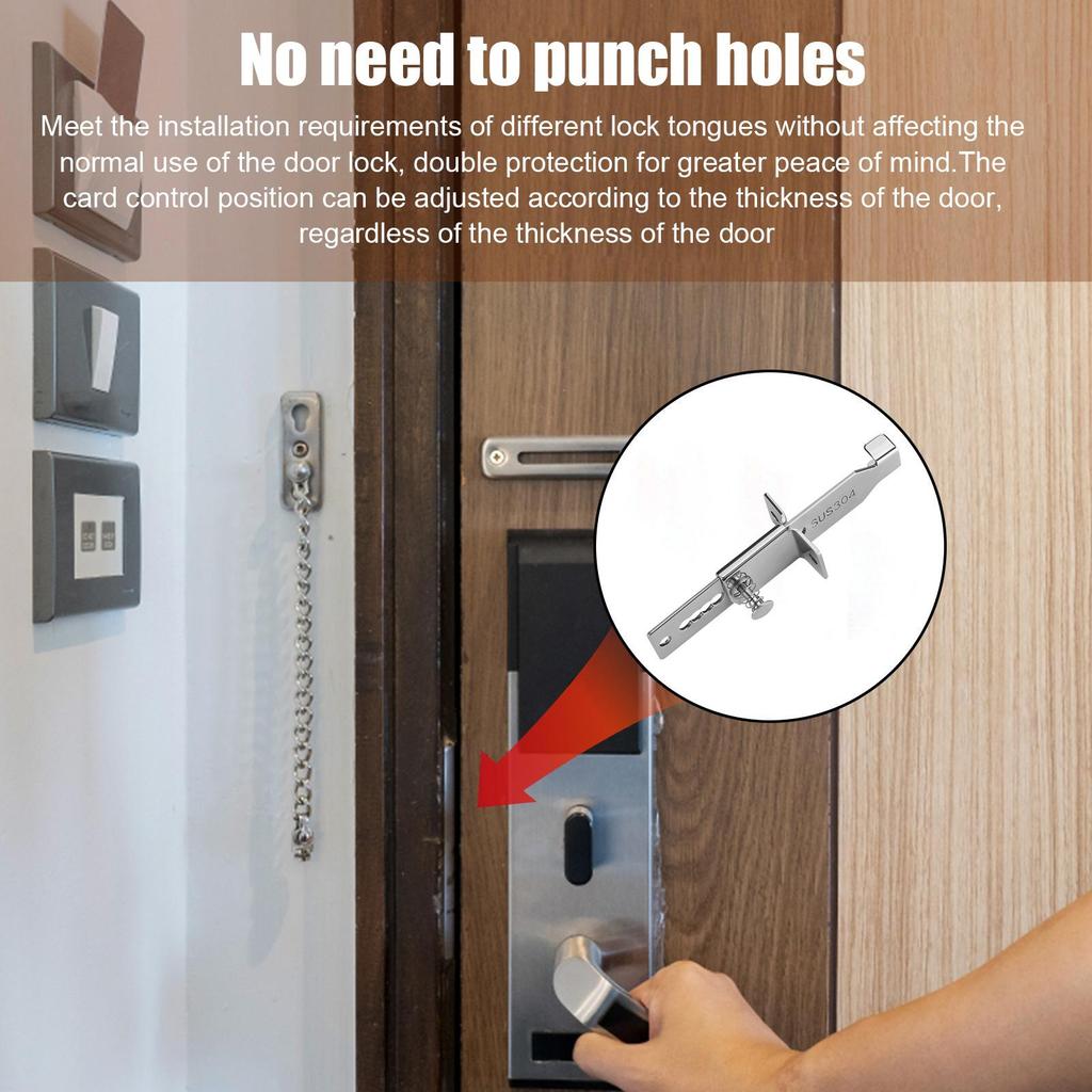 Travel Door Lock Hotel Locks For Doors Travel Safety Child Proof Stopper Safety Device Locker For Apartment House Privacy Kids