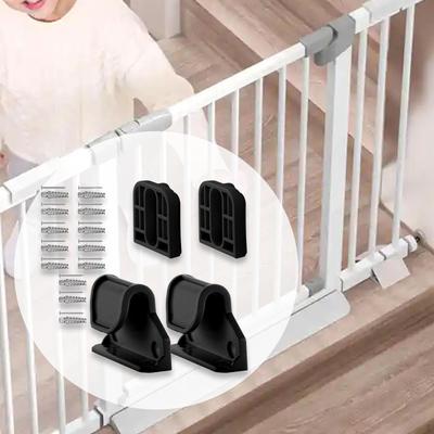 Gate Replacement Accessory Pet Dog Bracket Easy To Install (including 2 X Latchs + Brackets 1