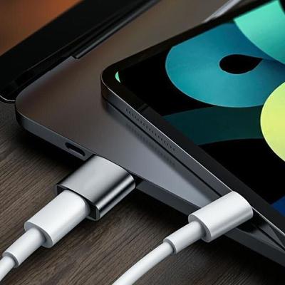 Portable USB2.0 To USB C Converter Adapter Support Charging & Transmission for Tablets Phones Console Hard Drive Case